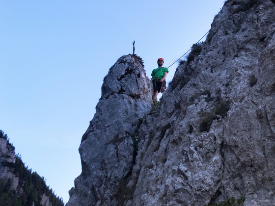am Gipfel des Großen Turm