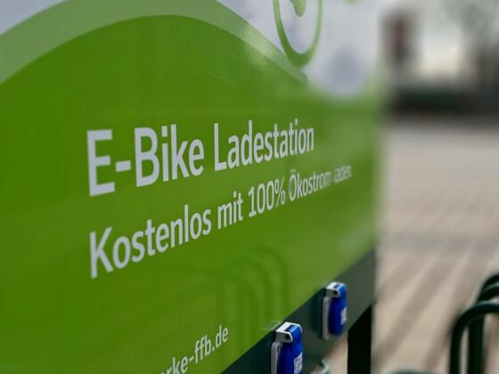 E-Bike Ladestation der Stadtwerke Fürstenfeldbruck