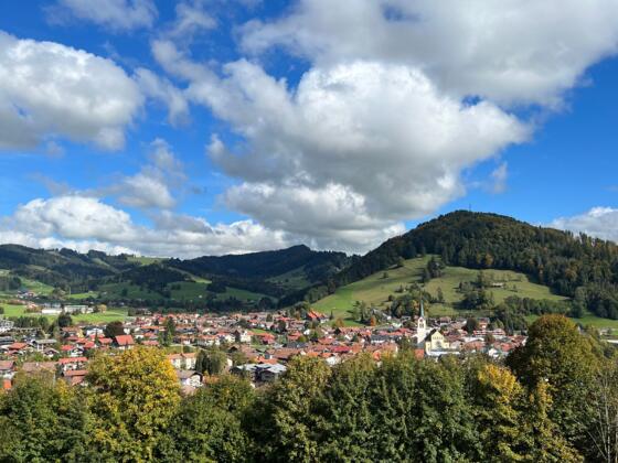 Blick über Oberstaufen
