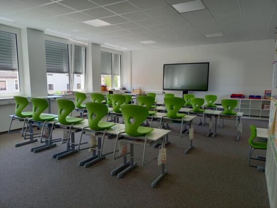 Neue Klassenräume