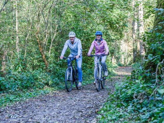 Radfahrer in der Region Inn-Salzach