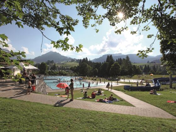 Freibad Schwimmbad Riezlern