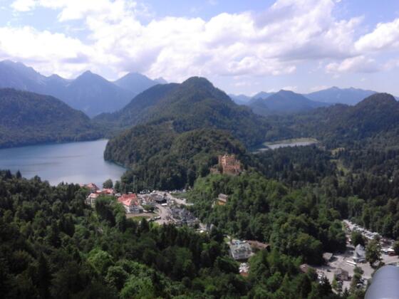 Blick von der Jugend auf Hohenschwangau