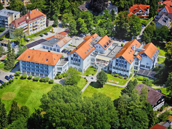 Hotel Sonnengarten Bad Wörishofen Luftbild seitlic