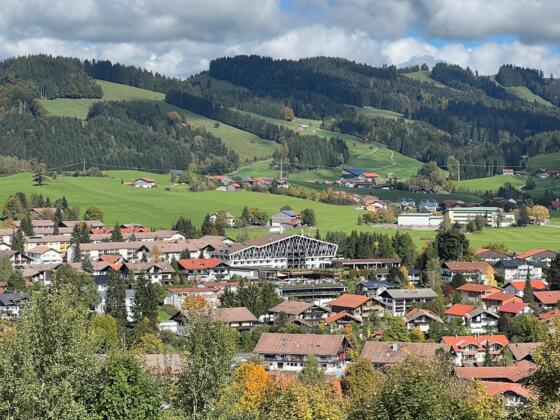 Blick vom Kapf über Oberstaufen