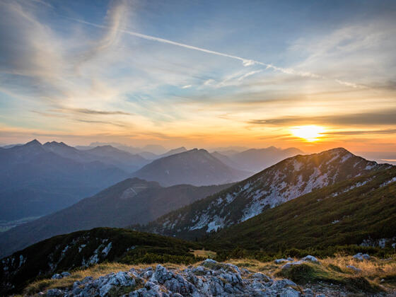 Aussicht vom Zwiesel-Gipfel
