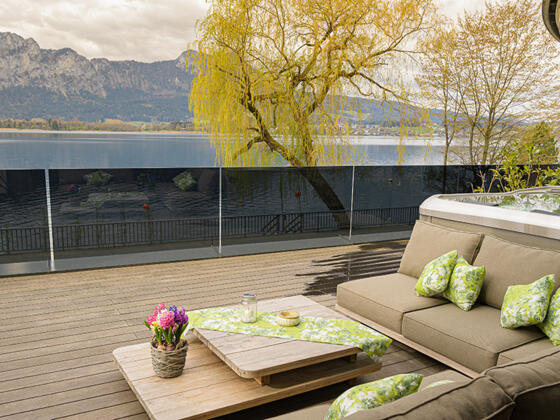 Ausblick von der Terrasse