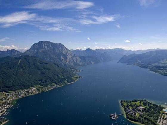 Luftaufnahme Traunsee
