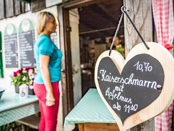 Ausgabe an der Zwieselalm