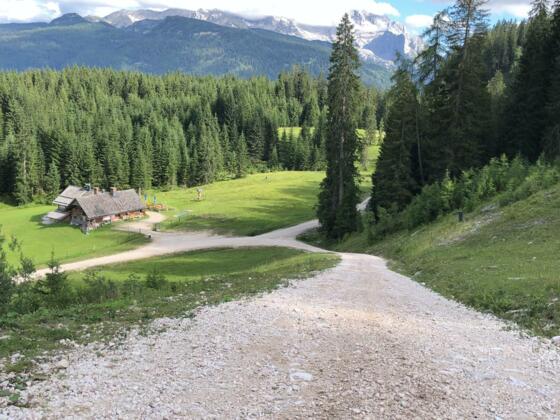 Abfahrt vom Hornspitzlift
