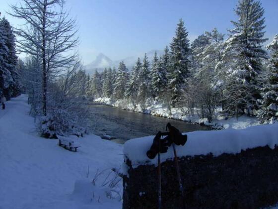 Die Weissach im Winter