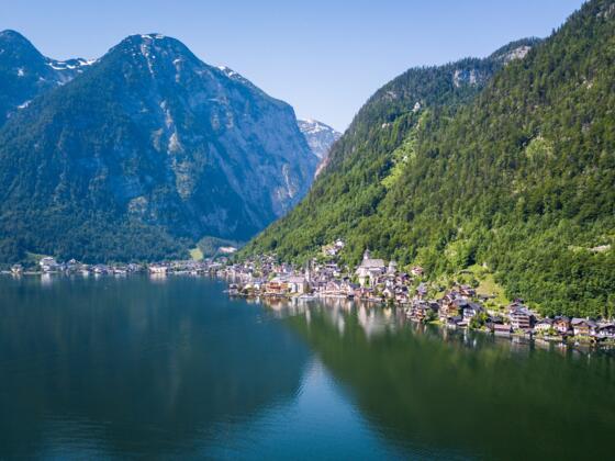 Blick auf das UNESCO Weltkulturerbe Hallstatt
