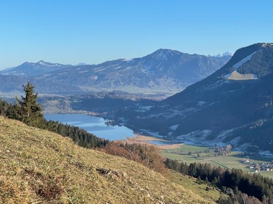 Blick von der Salmaser Höhe zum Alpsee