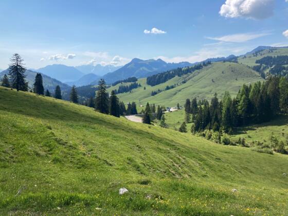 Ausblick zum Sudelfeld