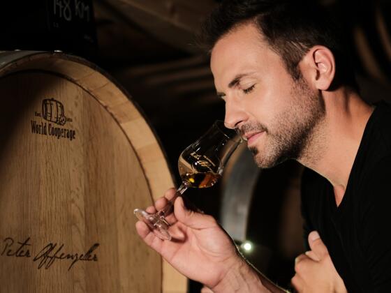 Whiskyfässer der Whiskydestillerie Peter Affenzeller