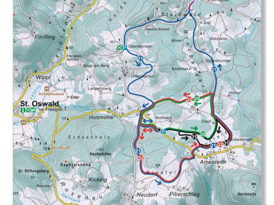 Loipenkarte St. OSwald