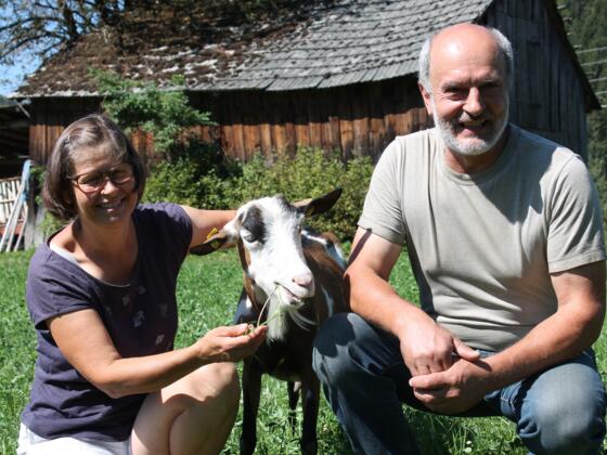 Regina und Hubert vom Biohof Mittmannsgruber
