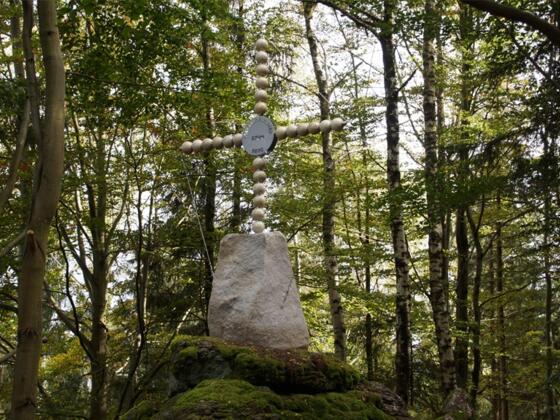 Gipfelkreuz am Leopoldschläger Berg