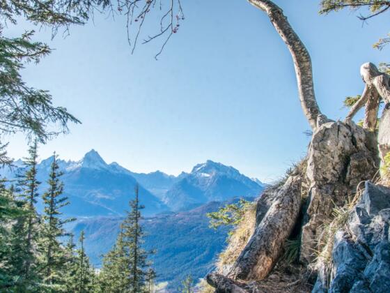 Aussicht im Aufstieg zum Rauhen Kopf