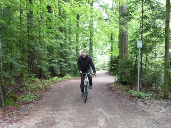 Auf dem Nationalpark-Radweg
