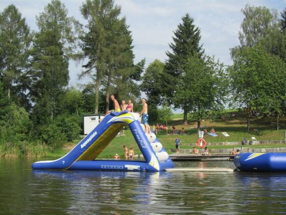 Badesee - Wasserrutsche