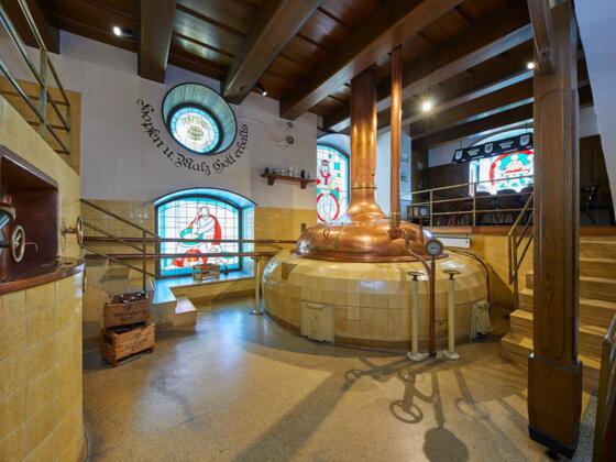 Stiftsbrauerei Schlaegl altes Sudhaus