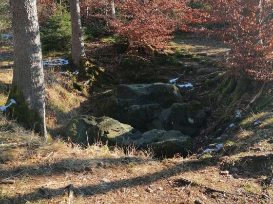 Opfersteine in der Amperschlucht