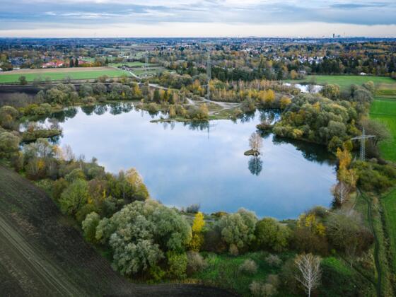 Luftaufnahme Böhmerweiher
