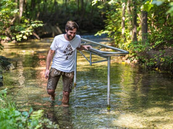 Kneippen in Puchheim-Bahnhof