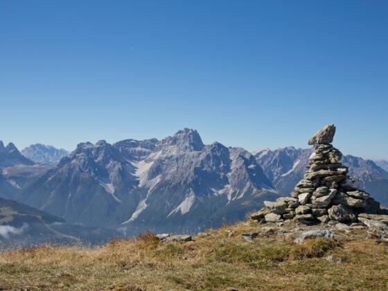 Steinmandl am Kranischen Höhenweg