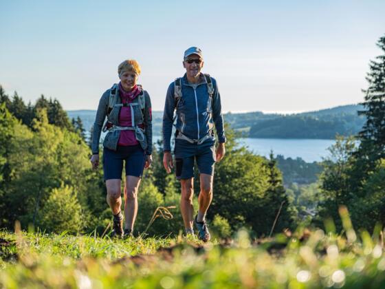 Wanderer am Tegernsee