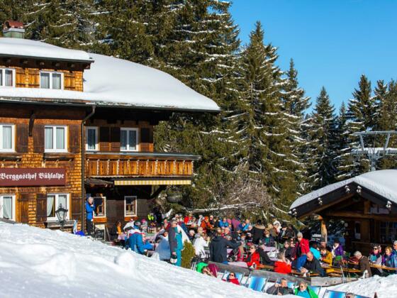 Bühlalpe Mittelberg Winter