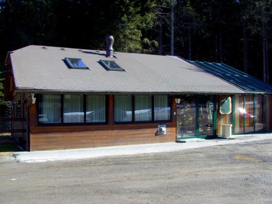 Würstlstand Außenansicht