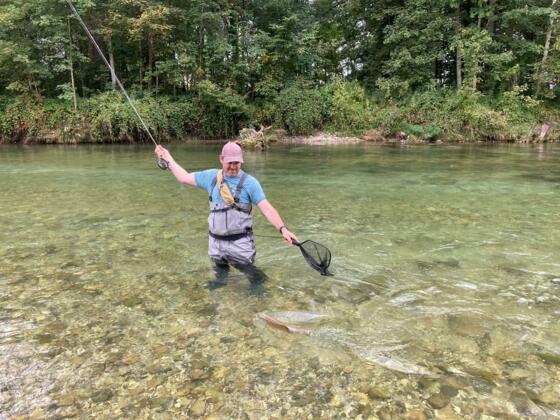 Fischen an der Alm