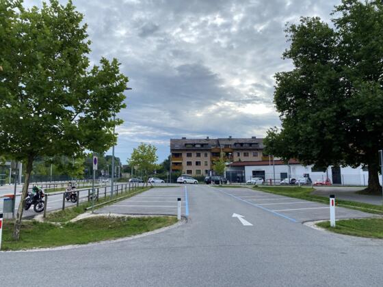 Parkplatz in Schörfling