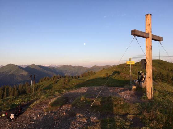 Geierkogel mit Ausblick auf das Glemmtal