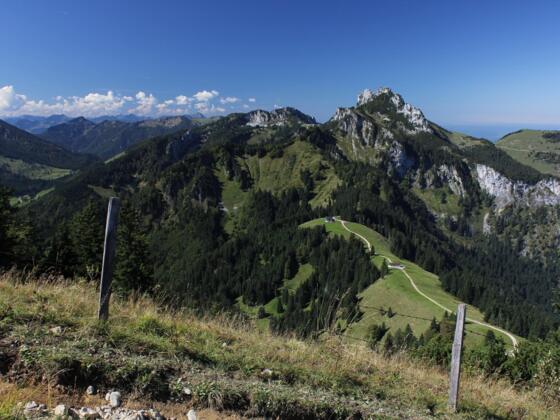 Blick zur Kampenwand