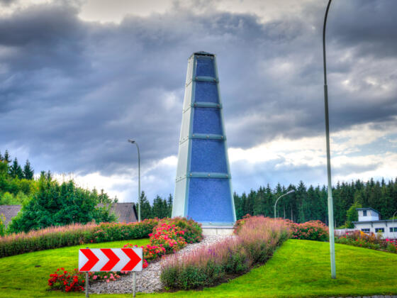Glasobelisk - Steinbach am Wald