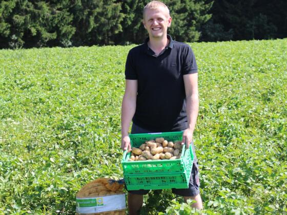 Kartoffeln vom Biohof Übermasser in Grünbach
