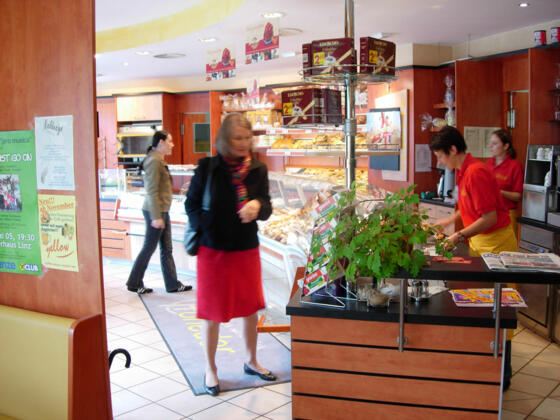 Bäckerei Honeder Vitrine