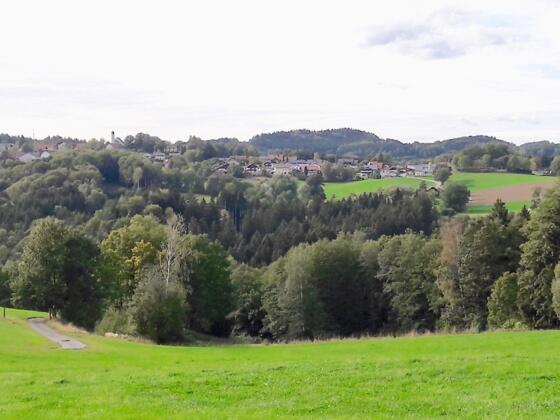 Blick vom Weiler Hof nach Konzell