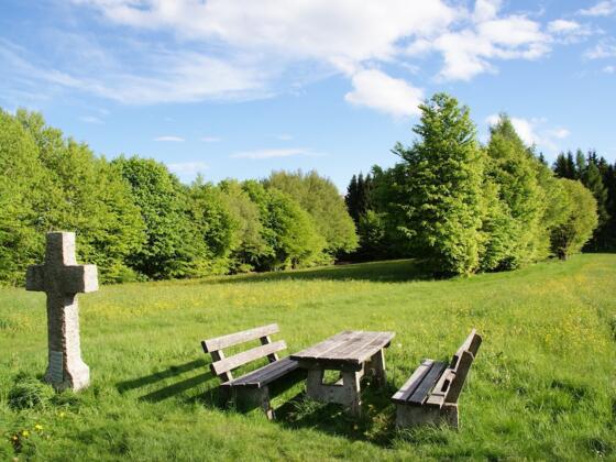 Rastplatz am Wanderweg Nr. 2