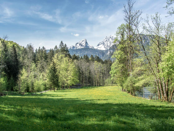 Der Königsseer Fußweg: An der Ache entlang zum Königssee