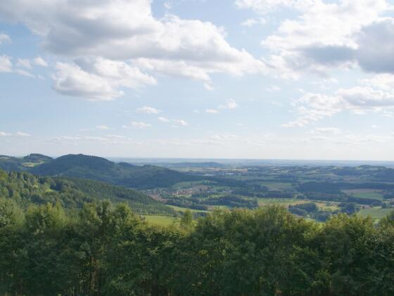 Aussicht von Hagnberg zur Donauebene
