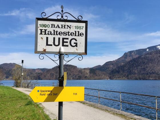 Haltestelle Lueg am Mondsee
