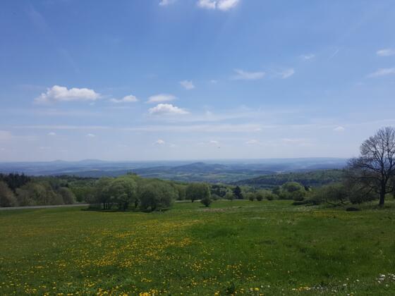 Ausblick von der Thüringer Hütte