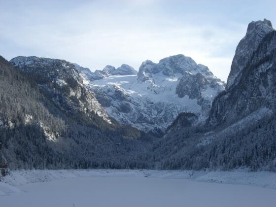 Blick vom Gosausee auf den Dachstein