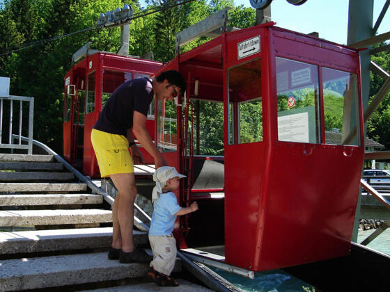Bei Familien beliebt: Die Obersalzbergbahn