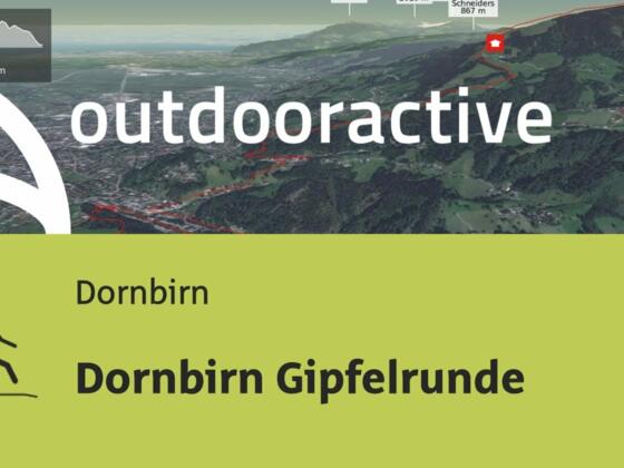 Trailrunning-Strecke in Dornbirn: Dornbirn Gipfelrunde