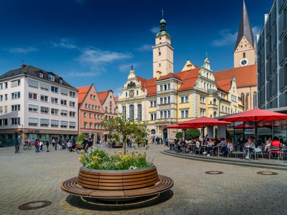 Rathausplatz und Altes Rathaus
